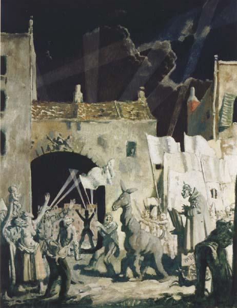 Sir William Orpen The Official Entry of the Kaiser